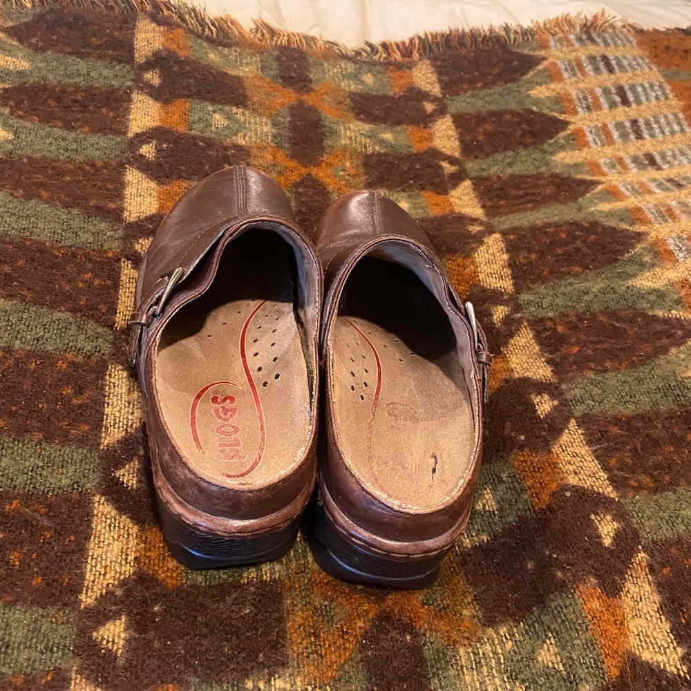Klogs 7.5 brown used lots lots of life left - Picture 2 of 7